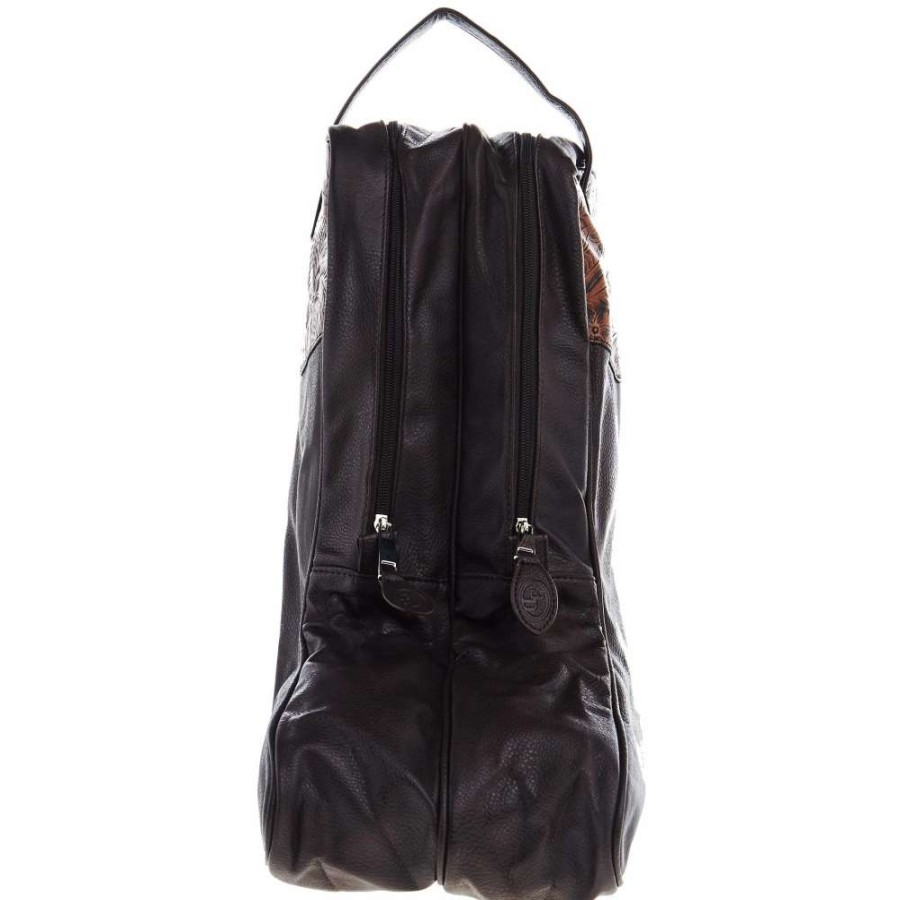 Boots * | Mf Western Products Justin Brown Boot Bag