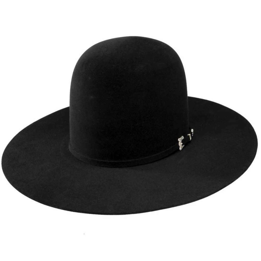 Felt Cowboy Hats * | Resistol 20X Black Gold 4 /4In. Brim Open Crown Felt Cowboy Hat