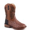 Boots * | Roper Toddler Dalton Ostrich Print Boot