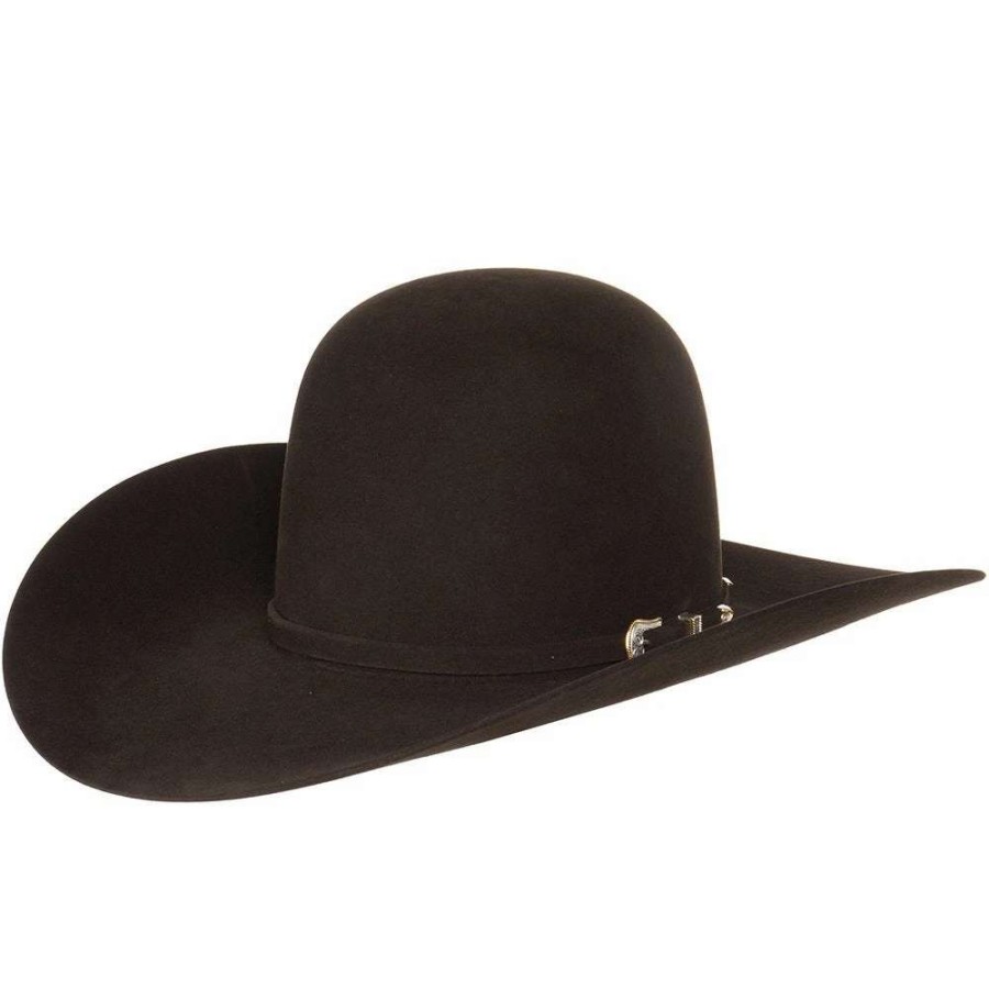 Felt Cowboy Hats * | American Hats 10X Chocolate 4 /2In. Brim Open Crown Felt Cowboy Hat