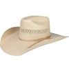 Straw Cowboy Hats * | Atwood Hats Las Vegas Pre-Creased Straw Cowboy Hat