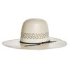 Straw Cowboy Hats * | American Hats Ahc 5200 2 Cord Steel 4 1/4In. Brim Open Crown Straw Cowboy Hat