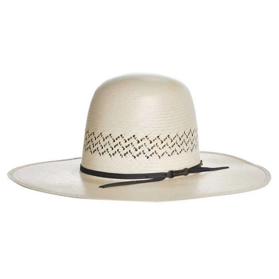 Straw Cowboy Hats * | American Hats Ahc 5200 2 Cord Steel 4 1/4In. Brim Open Crown Straw Cowboy Hat