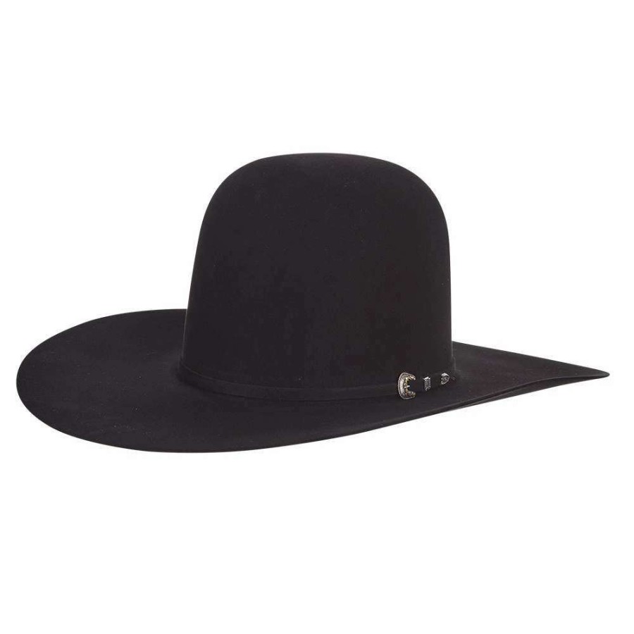 Felt Cowboy Hats * | Rodeo King 100X Black 4 1/2In. Brim Felt Cowboy Hat