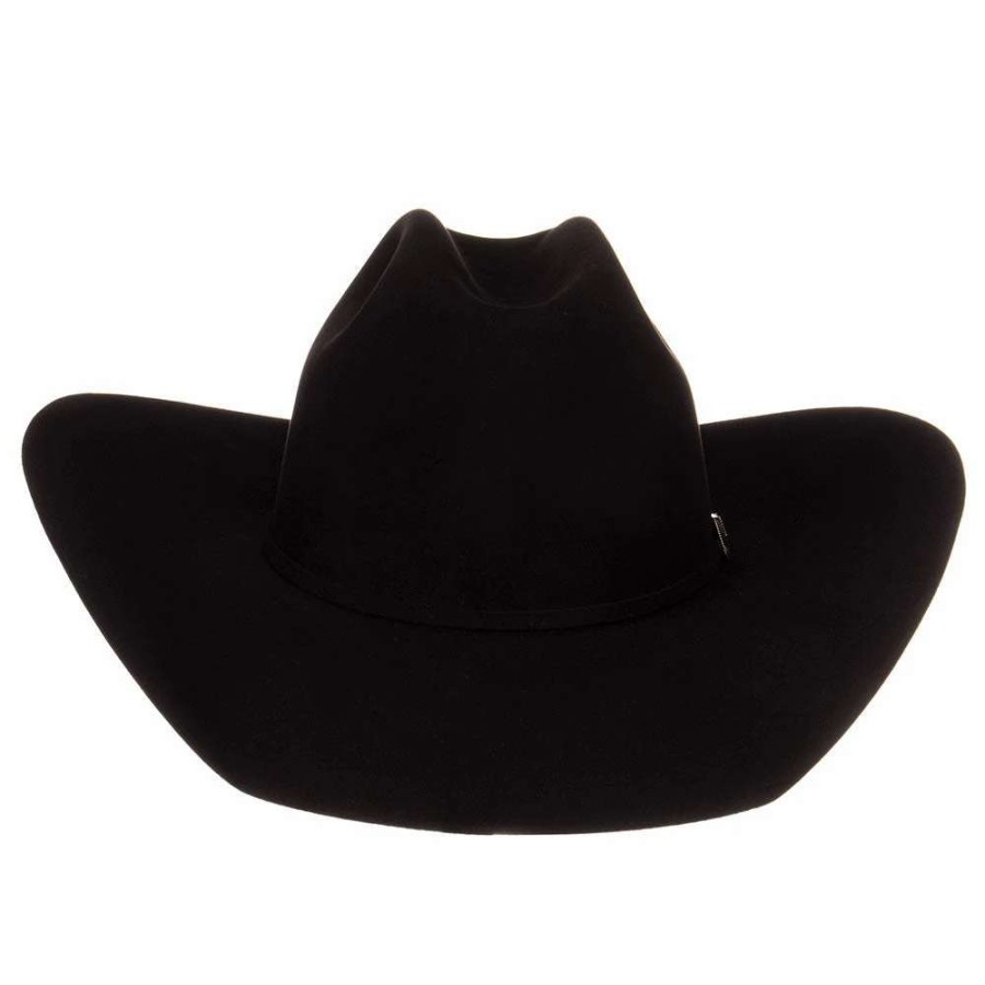 Felt Cowboy Hats * | Rodeo King 100X Black 4 1/2In. Brim Felt Cowboy Hat