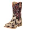 Boots * | Tin Haul Footwear Youth Sparkle Girl Butterfly Sole Cowgirl Boot