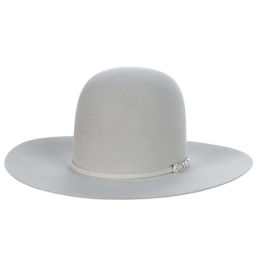 Felt Cowboy Hats * | Resistol 40X Arena Silverbelly 4 1/4In. Brim Open Crown Felt Cowboy Hat