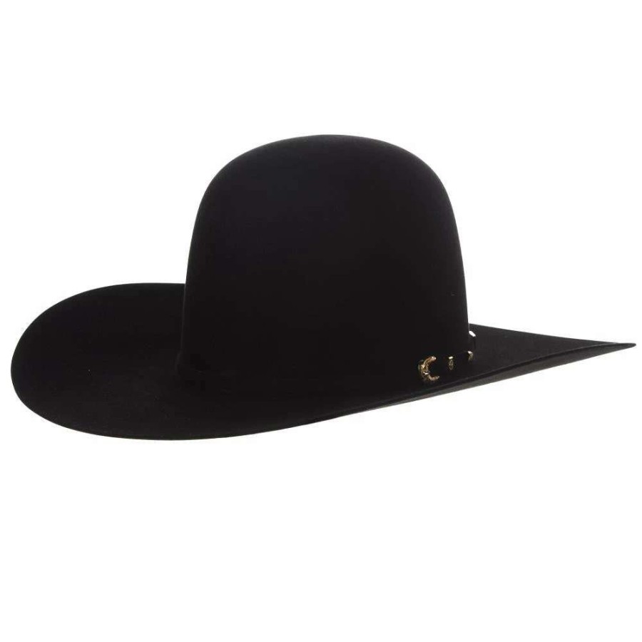 Felt Cowboy Hats * | American Hats Black 1000X American Mink 4-1/4In. Brim Felt Cowboy Hat