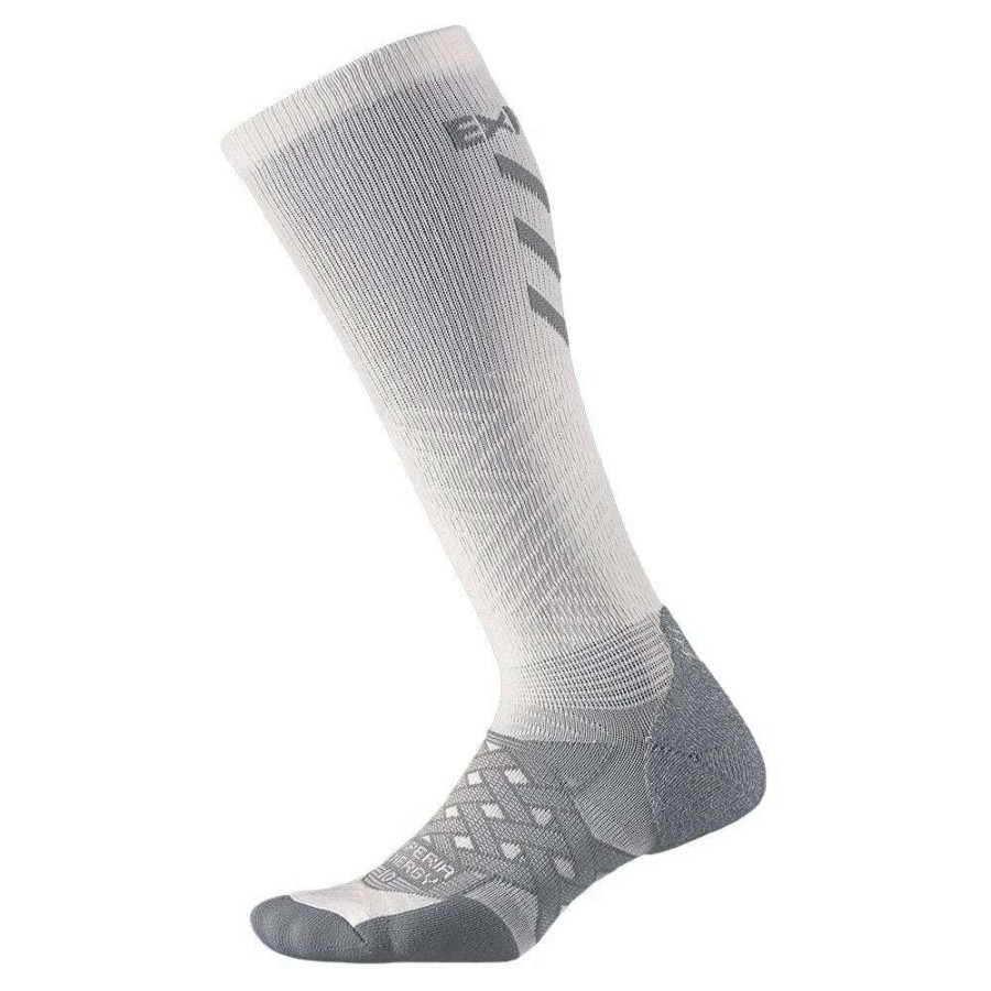 Boots * | Thorlo Experia Compression White Over The Calf Socks