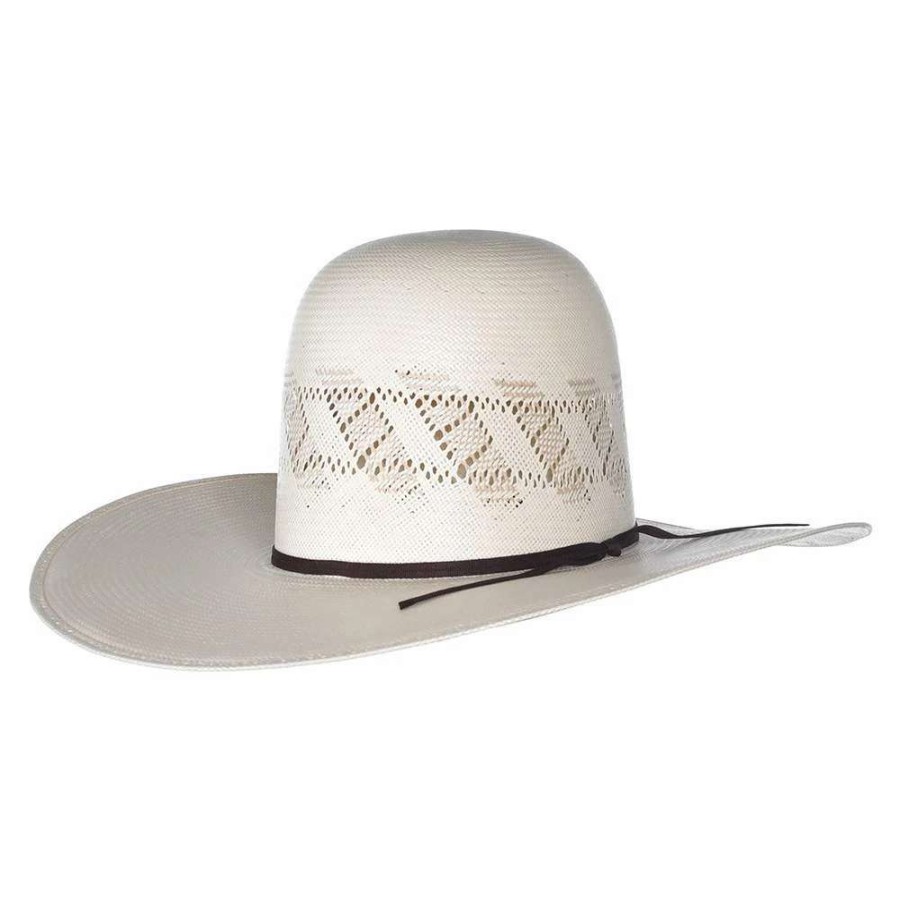 Straw Cowboy Hats * | Rodeo King Ivory The Wind Shantung 4 1/2In. Brim Open Crown Straw Cowboy Hat