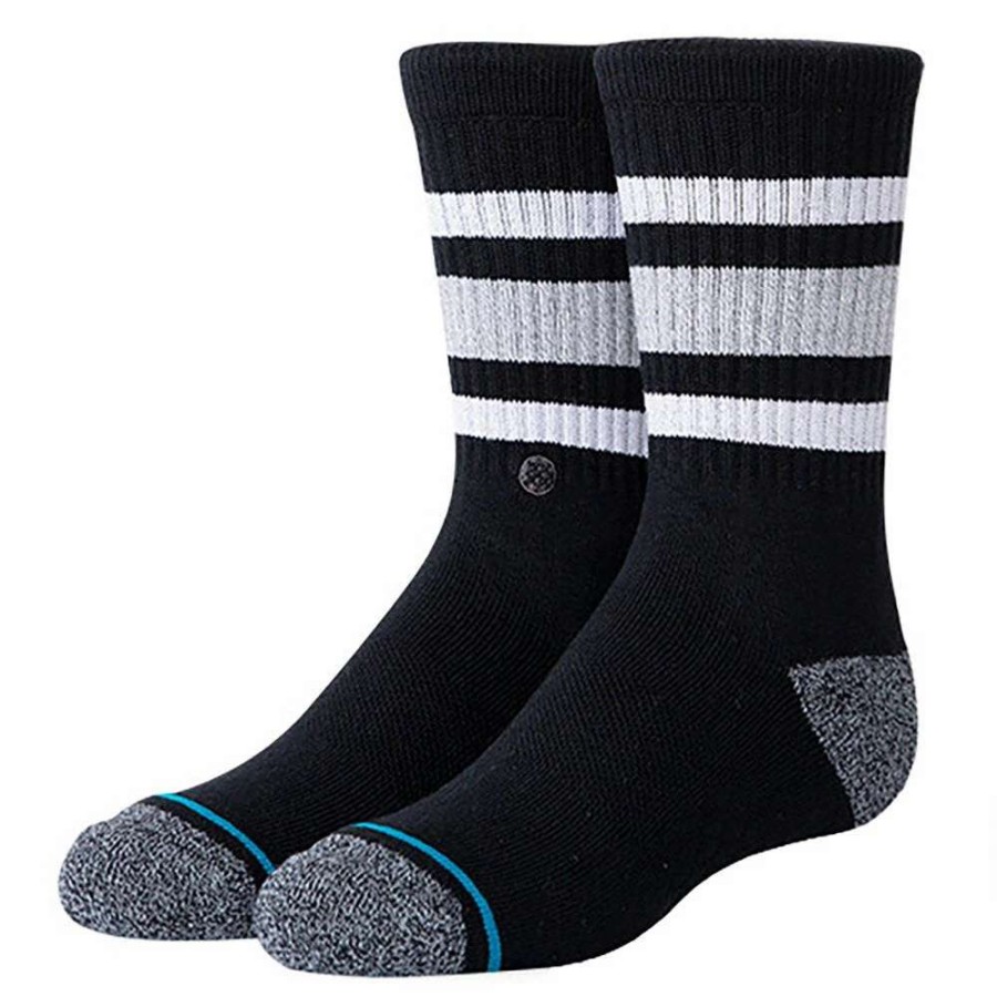 Boots * | Stance Kids Black Boyd St Crew Socks