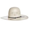 Straw Cowboy Hats * | American Hats Double Triangle Vent 4 1/4In. Brim Open Crown