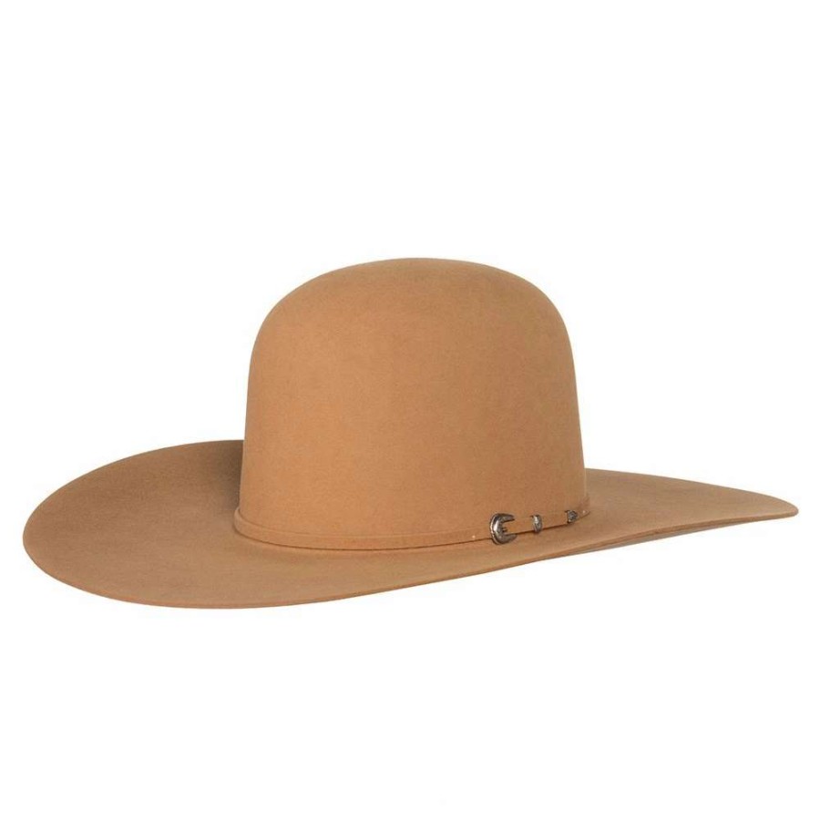 Felt Cowboy Hats * | Rodeo King 7X Camel Self Band 4 1/2` Brim