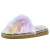 Boots * | Minnetonka Kids Pink Unicorn Lyla Slide Casual