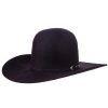 Felt Cowboy Hats * | Rodeo King 10X Black Cherry Grizzly 4 1/2In. Brim Open Crown Felt Cowboy Hat