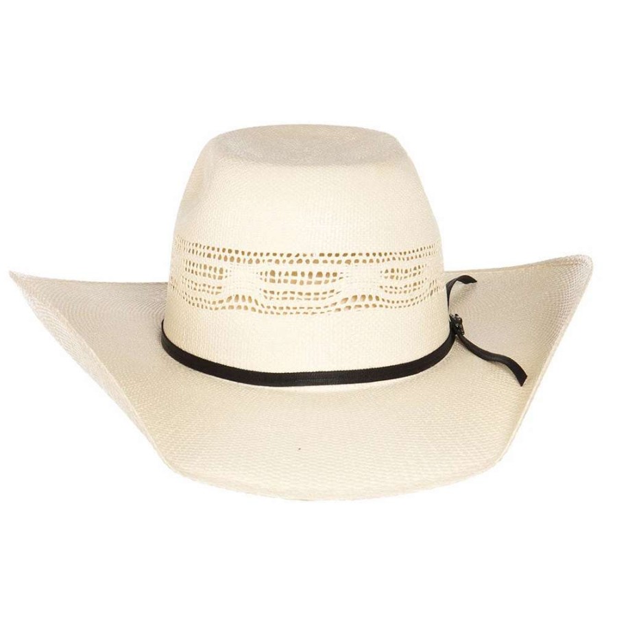 Kids' Cowboy Hats * | Mf Western Products Youth Twister Bangora Natural Cool Hand Luke Precreased Straw Hat