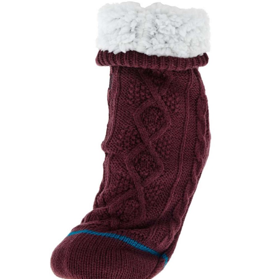 Boots * | Stance Roasted Purple Slipper Crew Socks