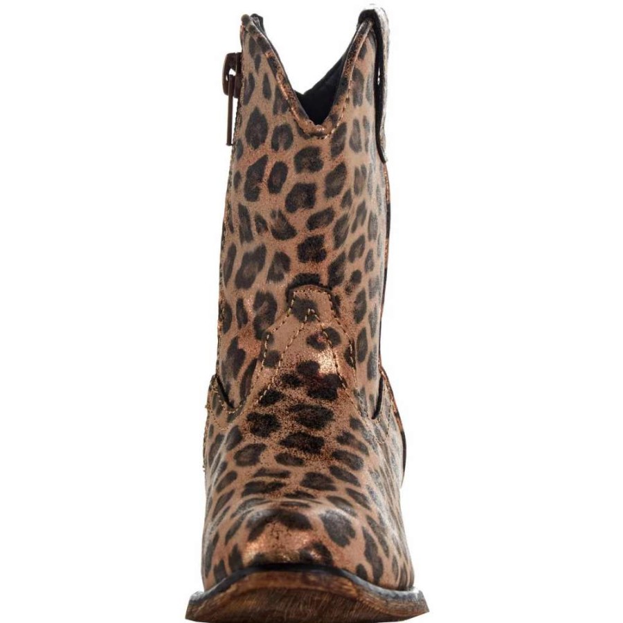 Boots * | Roper Toddler Riley Leopard Snip Toe Boot