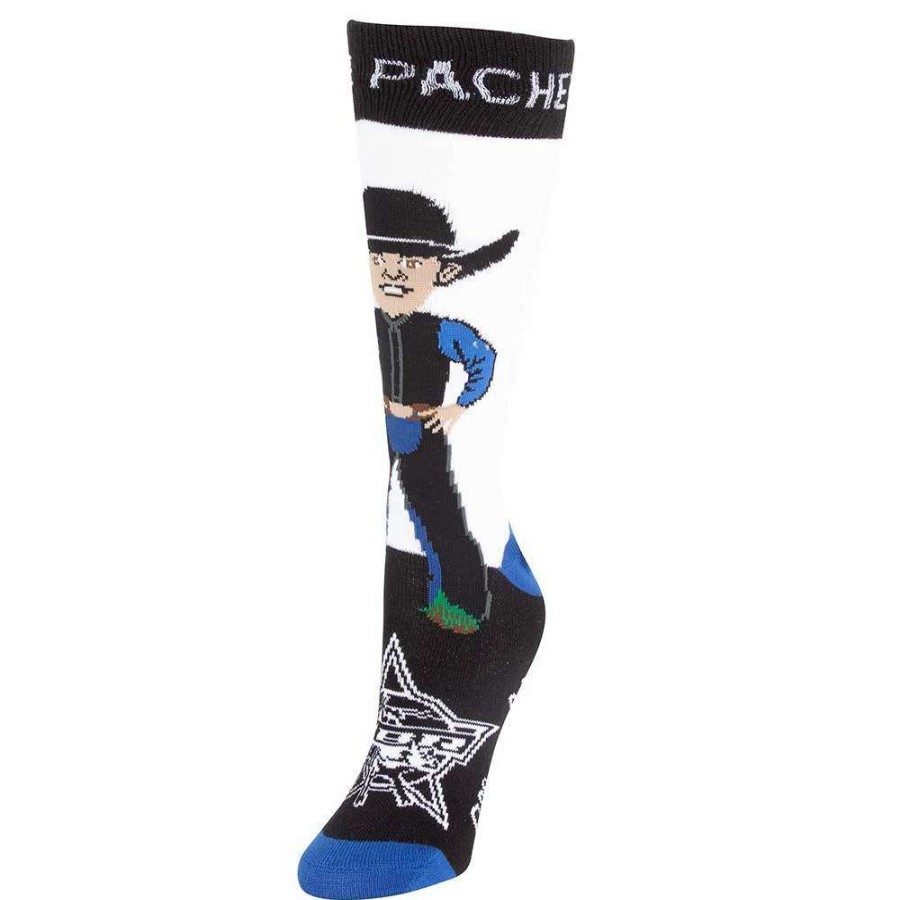 Boots * | For Bare Feet Unisex Fbf Wrangler Pbr Kiaque Pacheco Signing Bonus Socks