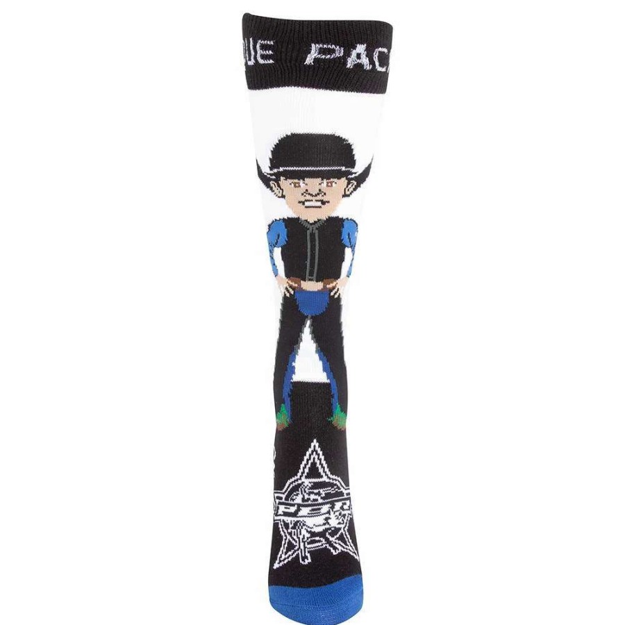 Boots * | For Bare Feet Unisex Fbf Wrangler Pbr Kiaque Pacheco Signing Bonus Socks