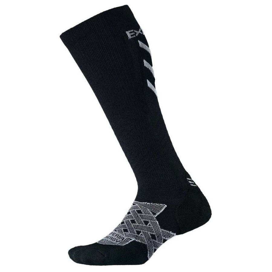 Boots * | Thorlo Experia Compression Black Over The Calf Socks