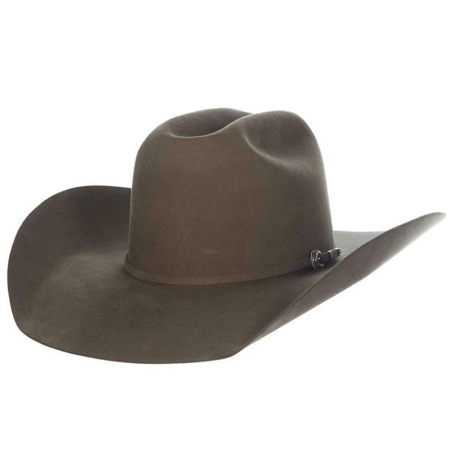 Felt Cowboy Hats * | Rodeo King 30X Tan Belly Self Band 4 1/2In. Brim Open Crown Felt Cowboy Hat