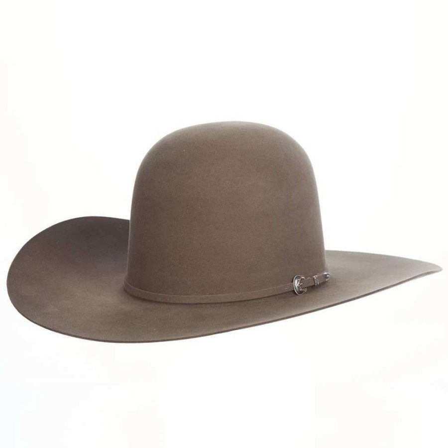 Felt Cowboy Hats * | Rodeo King 30X Tan Belly Self Band 4 1/2In. Brim Open Crown Felt Cowboy Hat