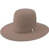 Felt Cowboy Hats * | Resistol 20X Tarrant Natural Open Crown Felt Cowboy Hat