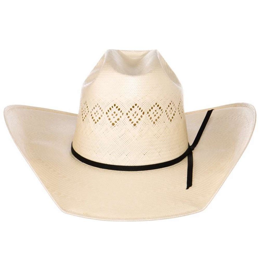 Straw Cowboy Hats * | Rodeo King 24K Shantung Diamond 4 1/2In. Brim Open Crown Straw Hat