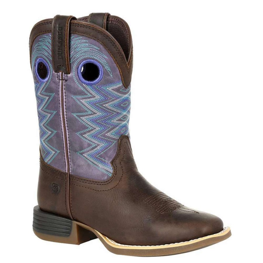 Boots * | Durango Boots Rebel Pro Kids Amethyst Square Toe Boot Dbt0225C