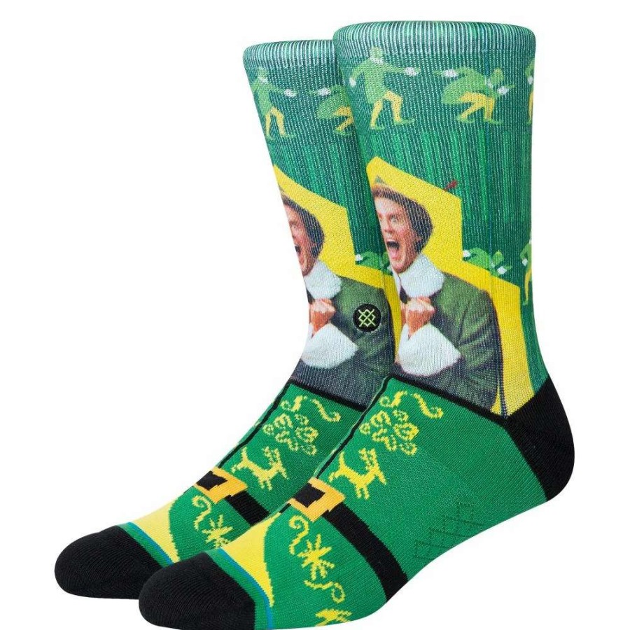 Boots * | Stance Christmas Green I Know Him Crew Socks