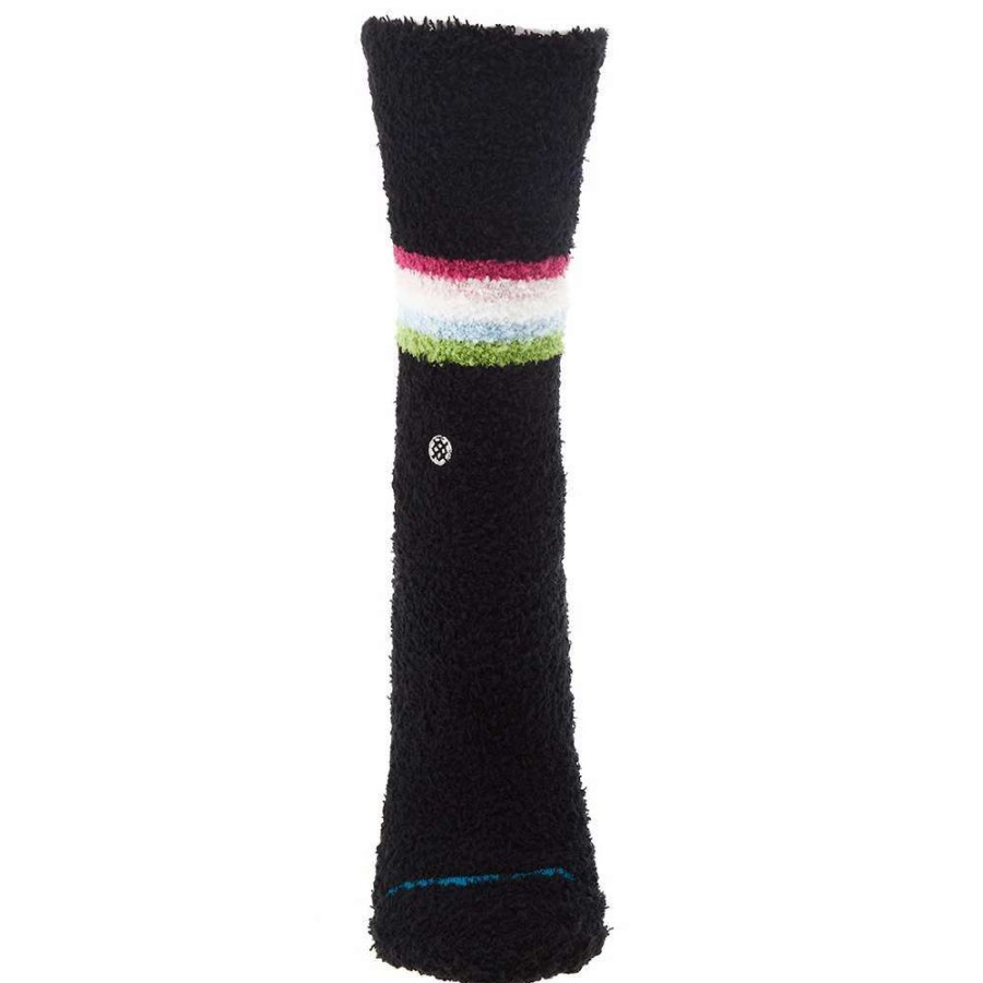 Boots * | Stance Mushy Crew Black Crew Socks