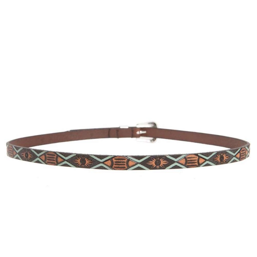 Hat Care & Accessories * | Mf Western Products Aztec Hat Band With Buckle