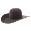 Felt Cowboy Hats * | Jw Brooks Custom Hats 6.5Oz Summer Felt Dove Grey 4 1/2In Brim Cowboy Hat