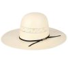 Straw Cowboy Hats * | American Hats 20 Star Premium Shantung Fancy Weave Open Crown 4-1/4In. Straw Cowboy Hat