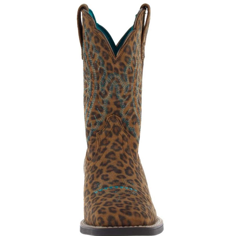 Boots * | Ariat Kids Primetime Faded Leopard Boot