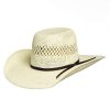 Kids' Cowboy Hats * | Mf Western Products Kids Twister Vented Cattlemans Crease Straw Hat