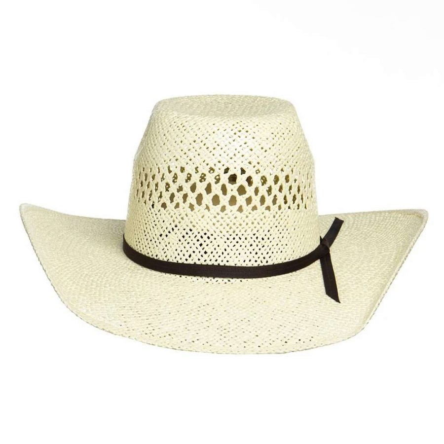 Kids' Cowboy Hats * | Mf Western Products Kids Twister Vented Cattlemans Crease Straw Hat