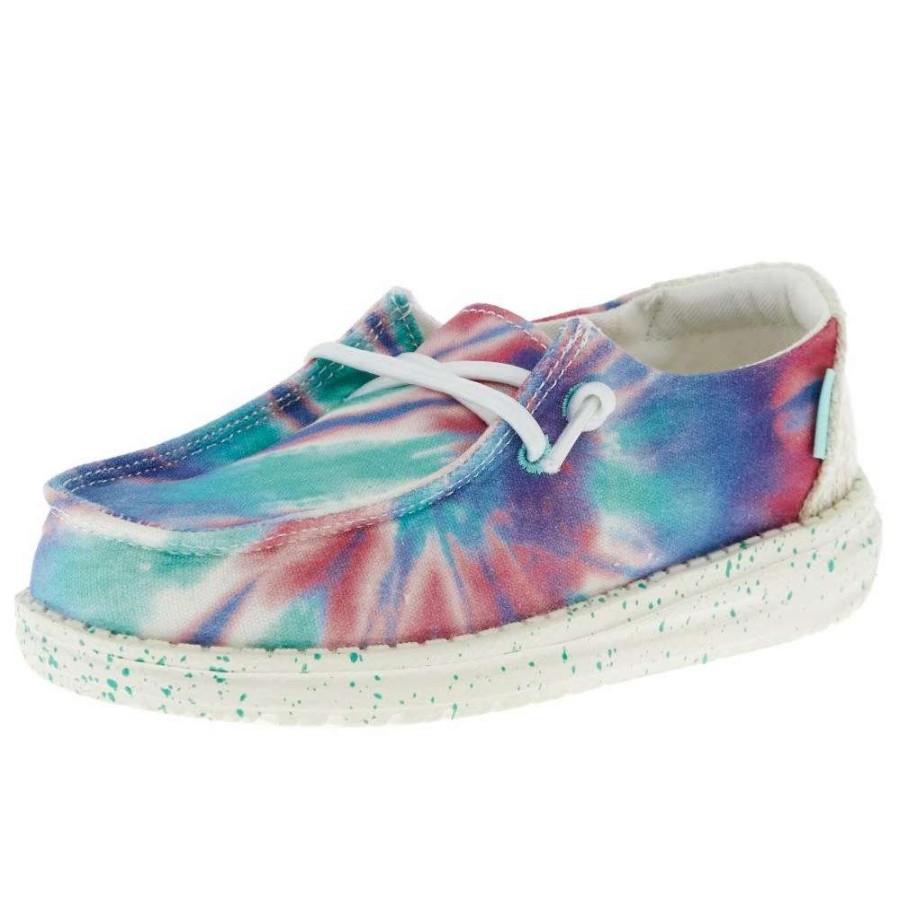 Boots * | Heydude Toddler Hey Dude Wendy Rose Candy Tie Dye Casual