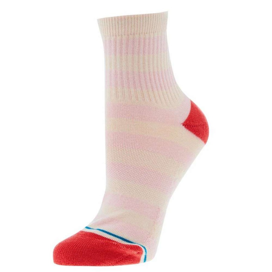 Boots * | Stance Women'S Anything Qtr Peach Socks