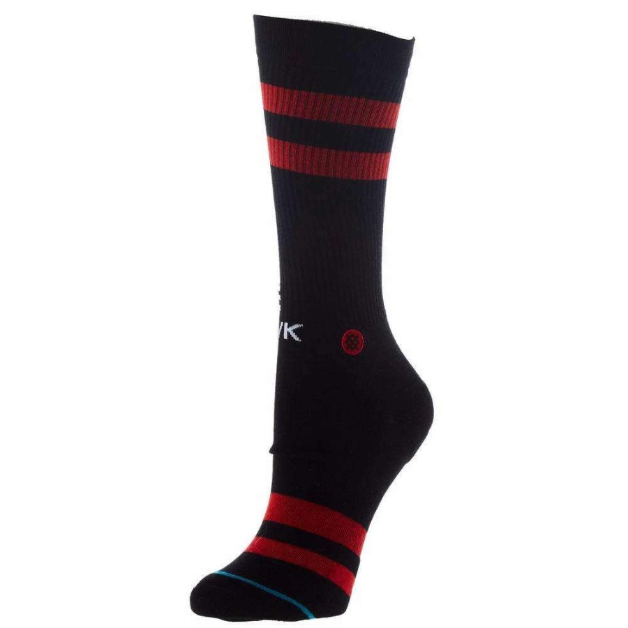 Boots * | Stance Men`S Red Best Friends Crew Socks