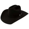 Felt Cowboy Hats * | Resistol Black Gold 4In. Brim Pre-Creased Felt Cowboy Hat