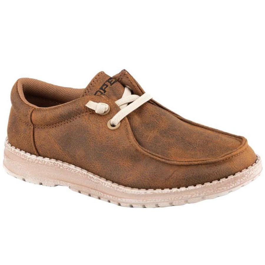 Boots * | Roper Children'S Hang Loose Lace Up Casual Shoe