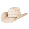 Straw Cowboy Hats * | American Hats Rancher Drilex Fancy Vent With Two Tone 4 1/4In. Brim