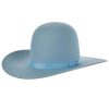 Felt Cowboy Hats * | Rodeo King 7X Powder Blue 4 Inch Brim Open Crown Felt Hat