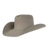 Felt Cowboy Hats * | Resistol Resistol Ustrc 6X Stone 4 1/4In. Brim Open Crown Felt Cowboy Hat