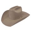 Felt Cowboy Hats * | Resistol 6X Ustrc Stone 4 /4In. Brim Pre-Creased Felt Cowboy Hat