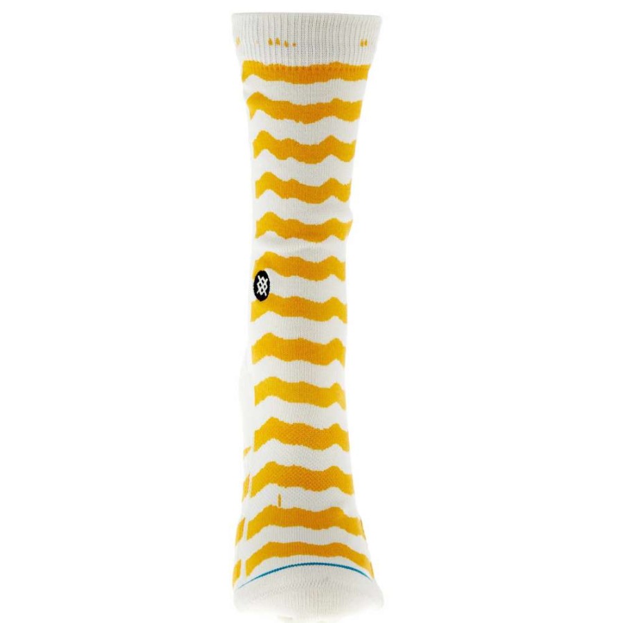 Boots * | Stance Men'S Yellow I'M Lost Crew Socks